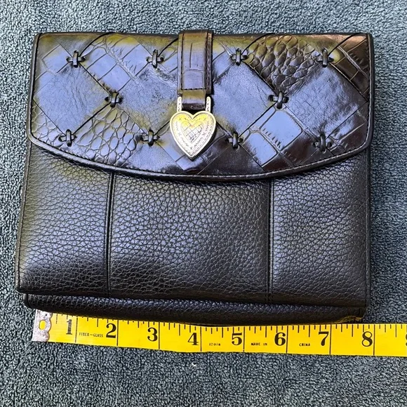 Vintage black leather Brighton cross body bag - Picture 7 of 13